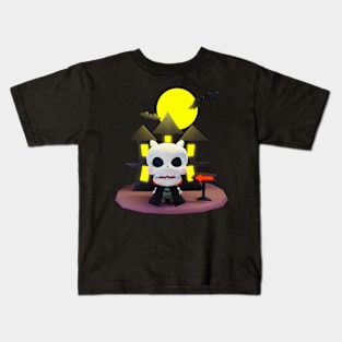 Skull Dracula House Kids T-Shirt